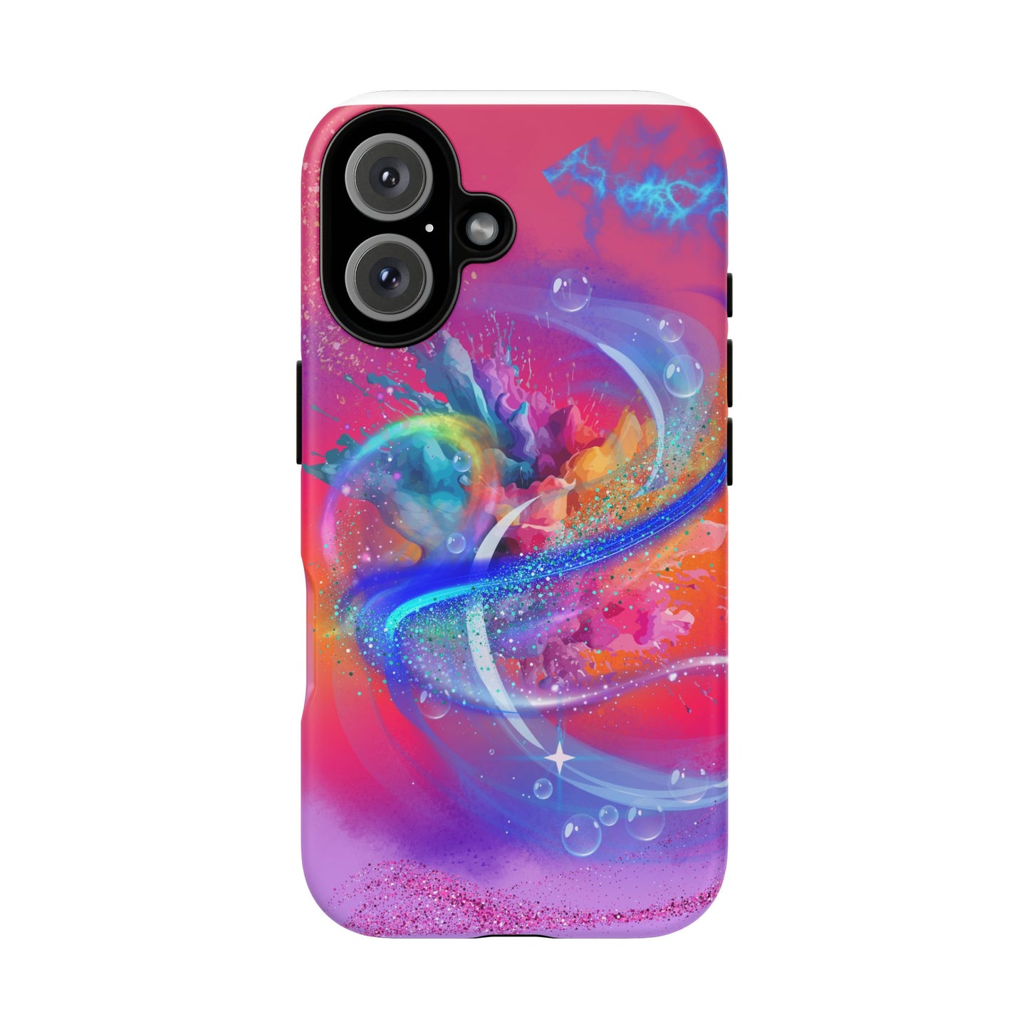 Tough Phone Case - Colorful Abstract Swirlz Design
