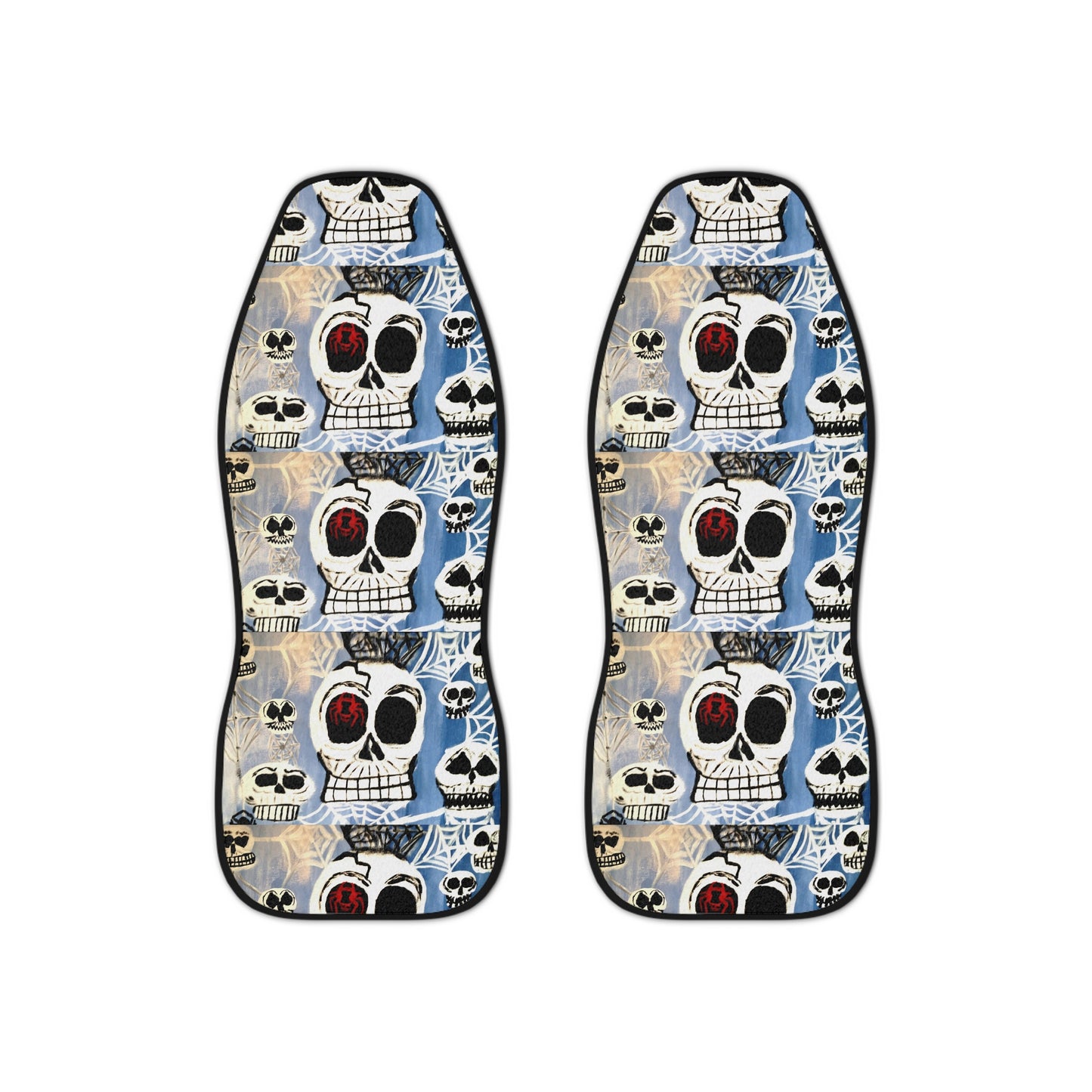 Car Seat Covers with Skullwebular Design