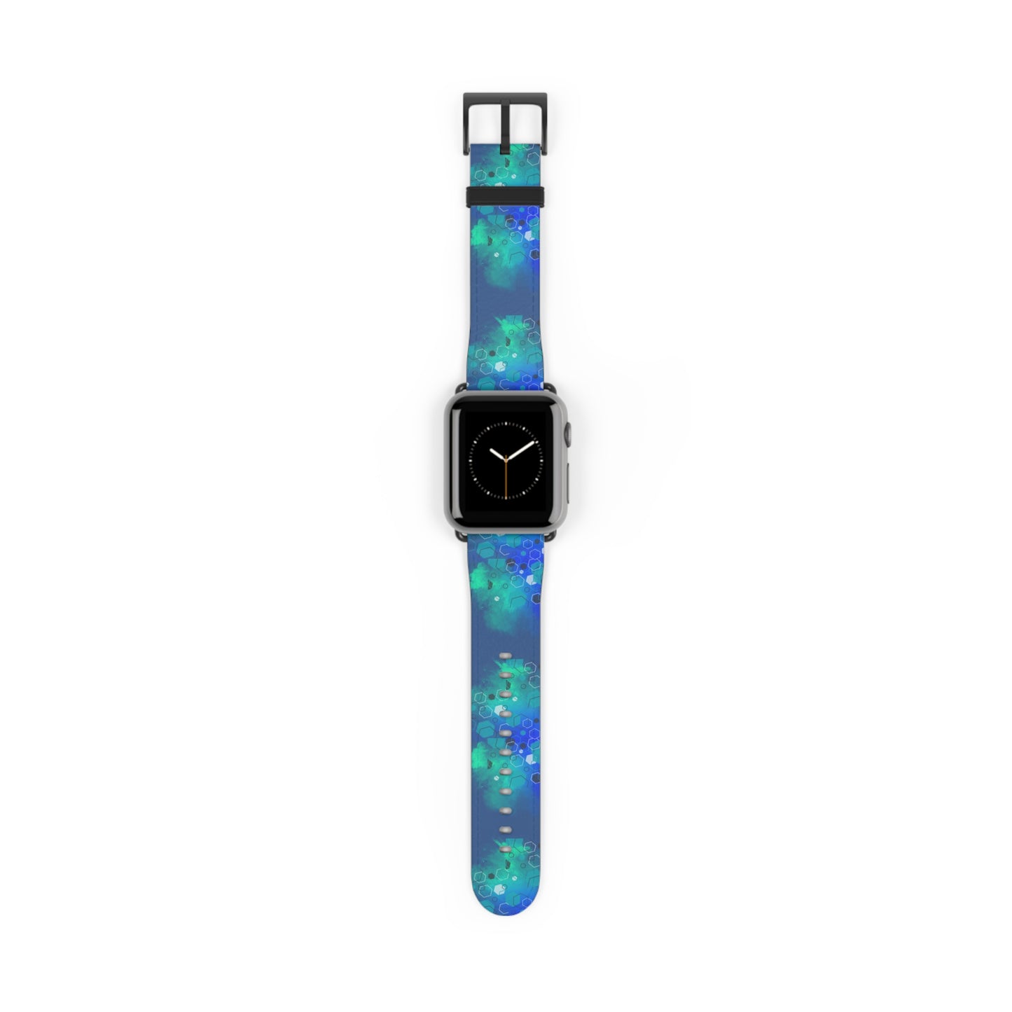 Apple Watch Band-Blue Geometric Design