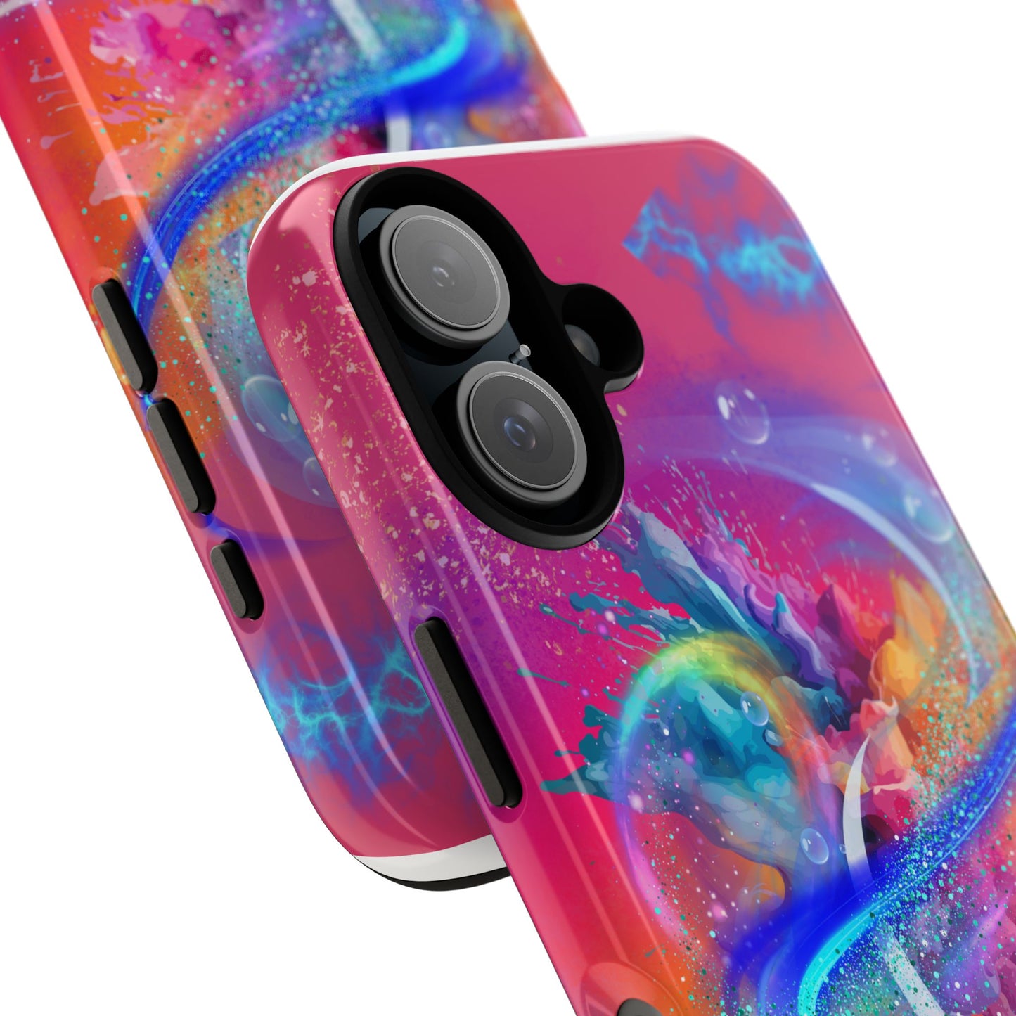 Tough Phone Case - Colorful Abstract Swirlz Design