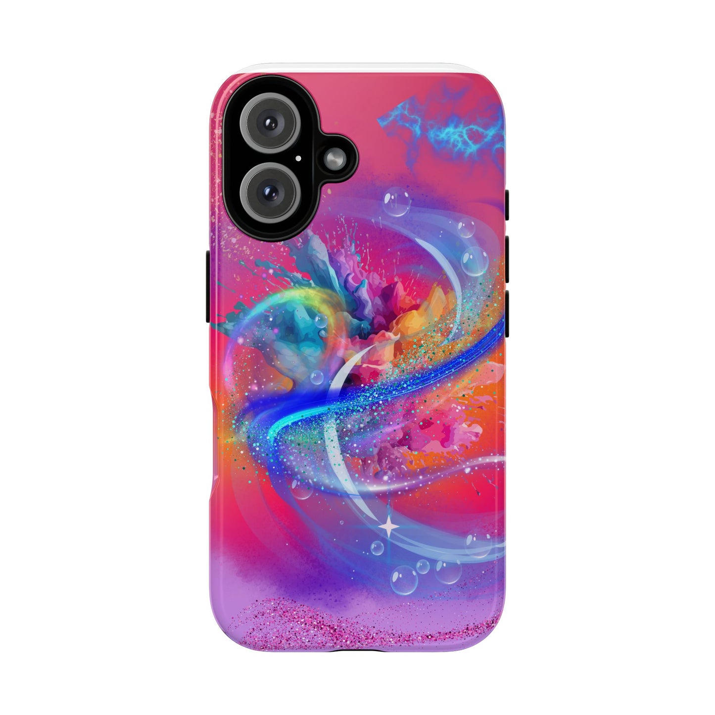 Tough Phone Case - Colorful Abstract Swirlz Design