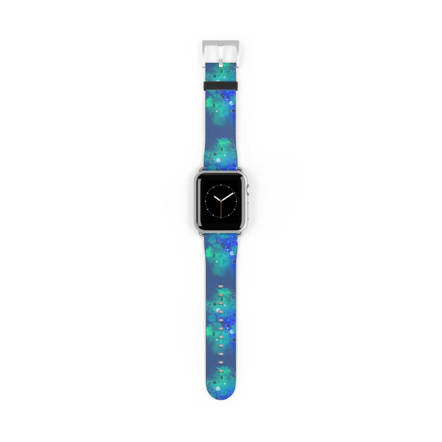Apple Watch Band-Blue Geometric Design