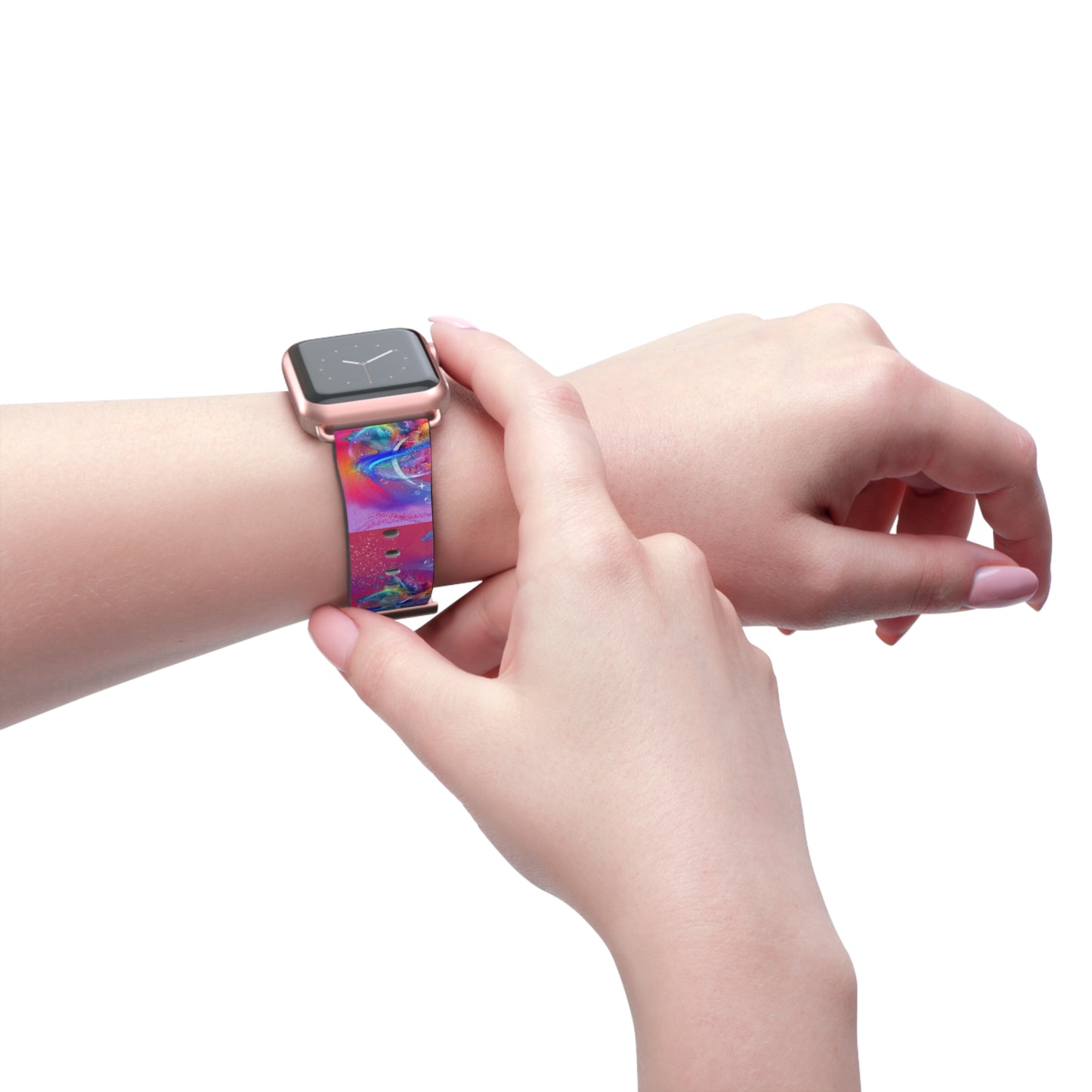 Apple Watch Band-Abstract Swirls Design