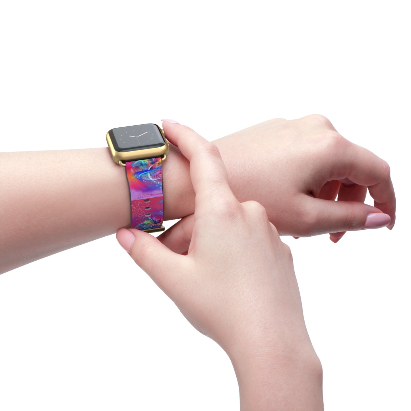 Apple Watch Band-Abstract Swirls Design
