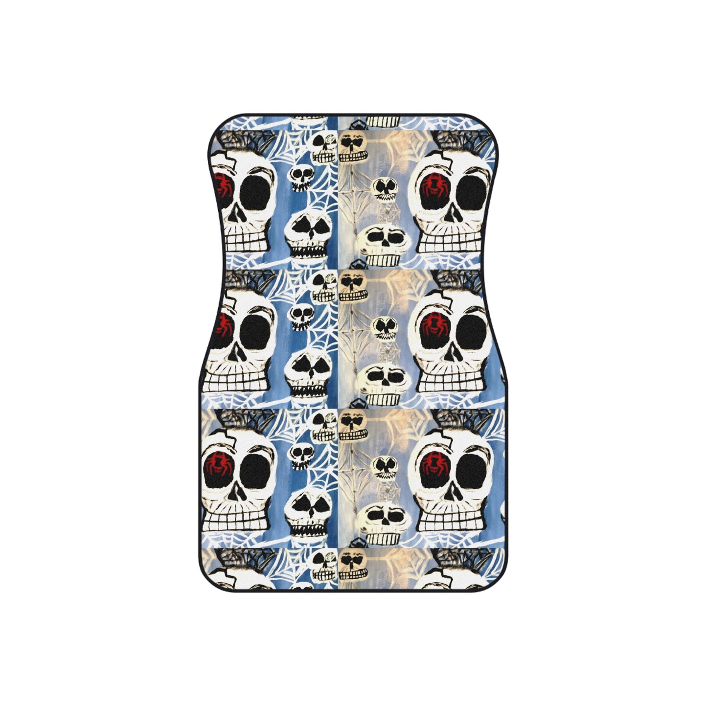 Car Floor Mats with Skullwebular Design