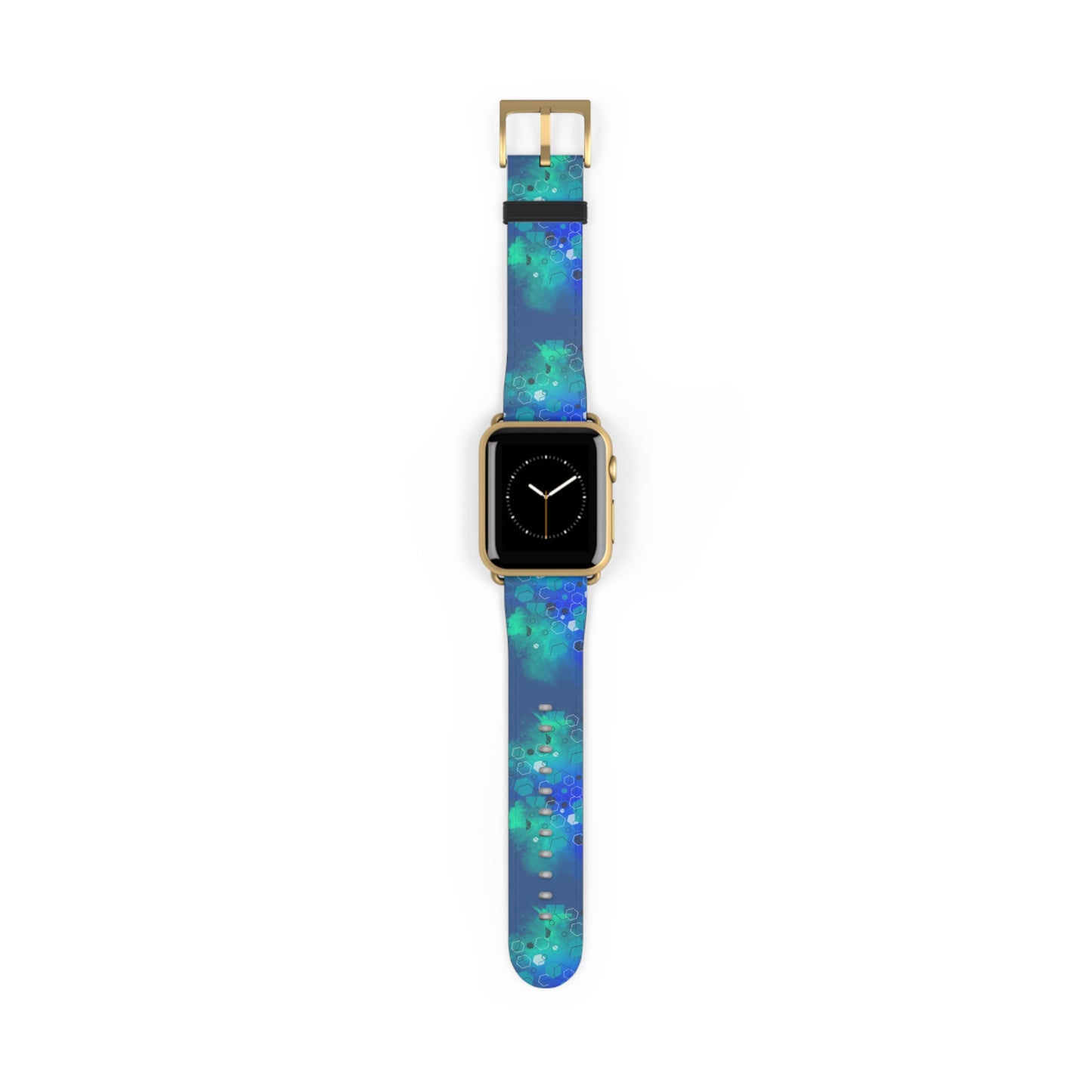 Apple Watch Band-Blue Geometric Design