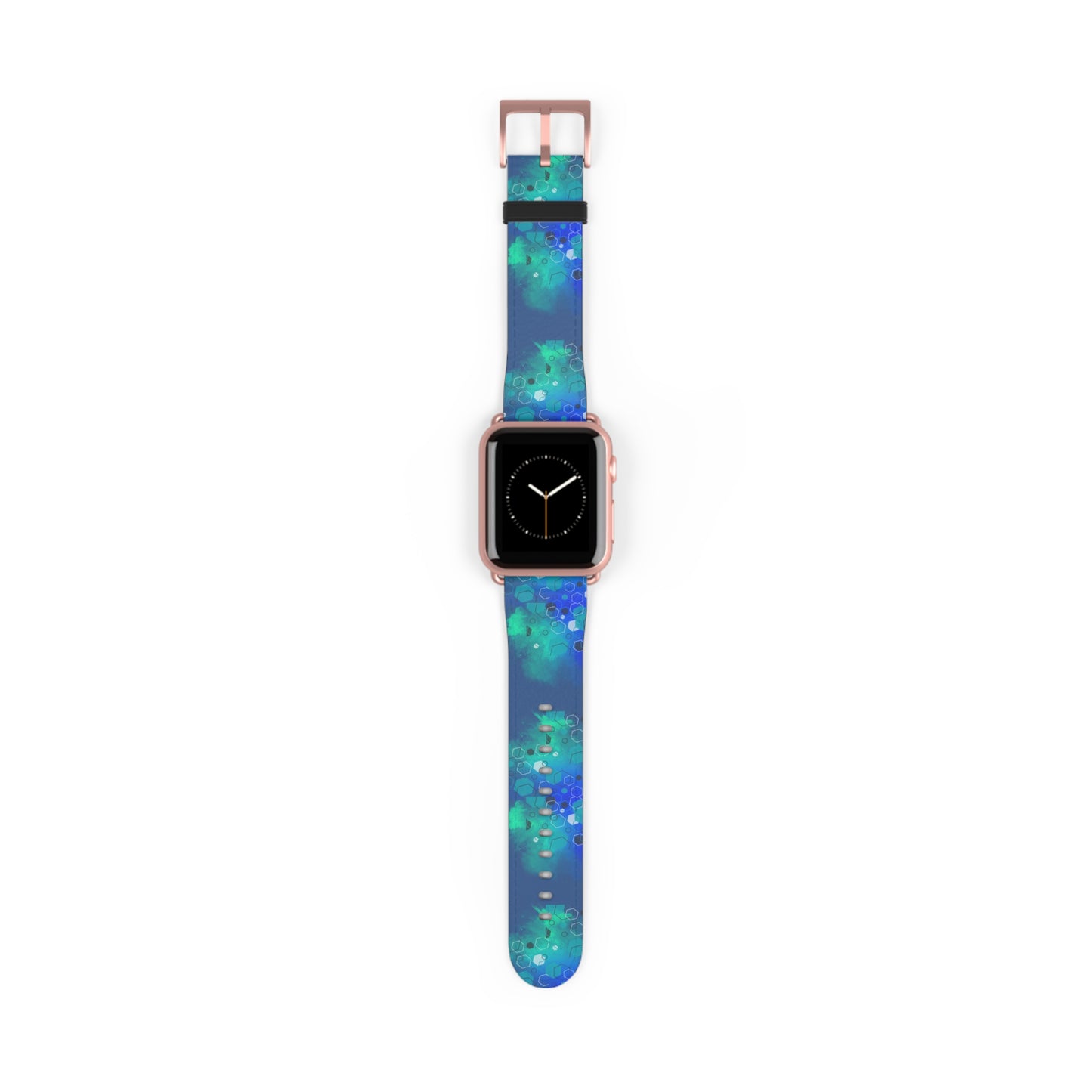 Apple Watch Band-Blue Geometric Design