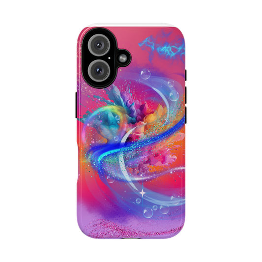 Tough Phone Case - Colorful Abstract Swirlz Design