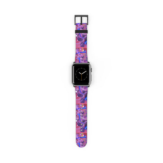 Apple Watch Band-Abstract Design in Pink